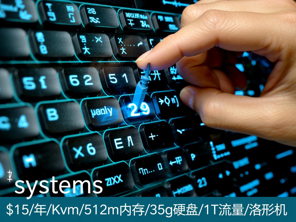 123systems-$15/年/Kvm/512m内存/35g硬盘/1T流量/洛杉矶