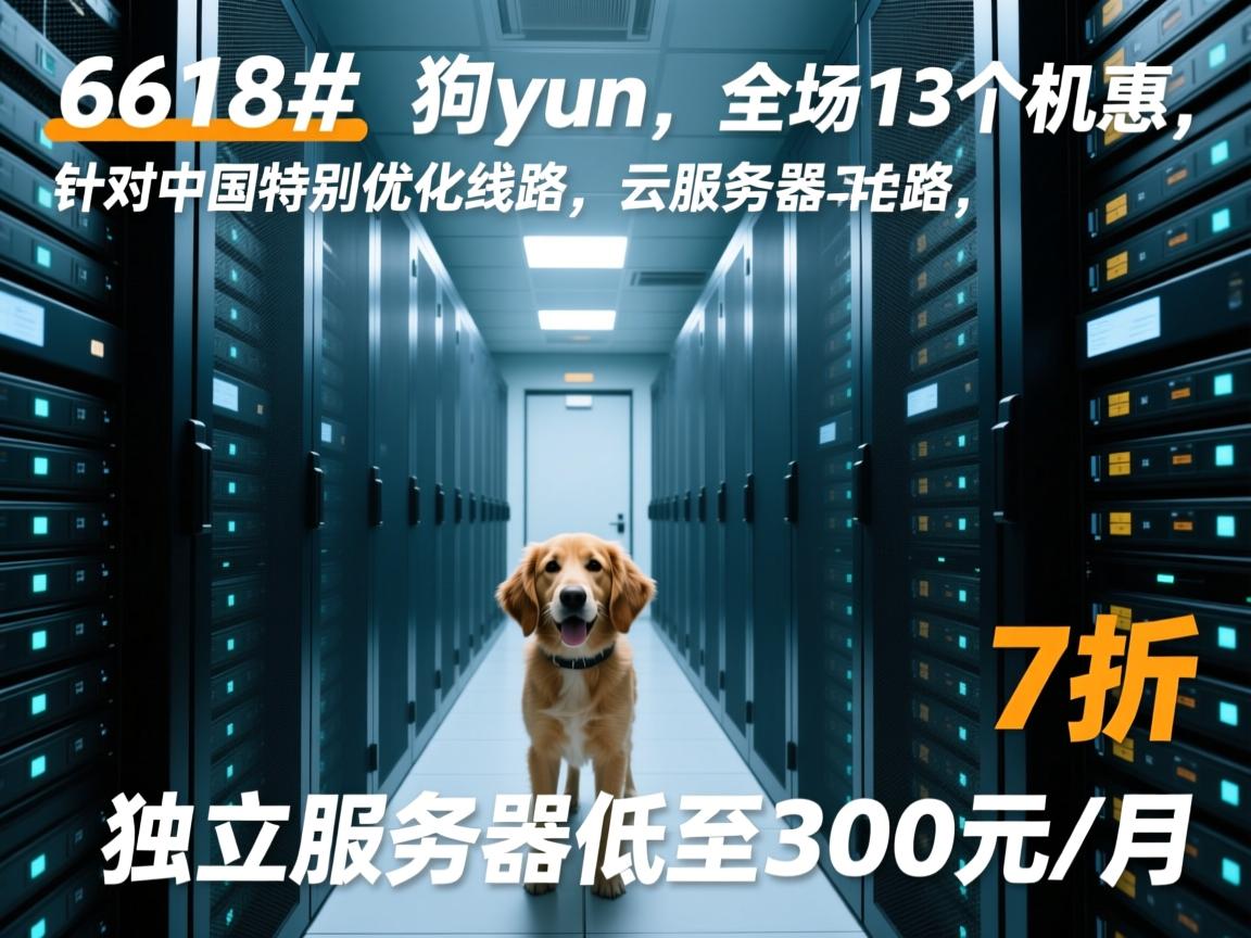 #618# dogyun：全场13个机房，针对中国特别优化线路，云服务器7折优惠，独立服务器低至300元/月