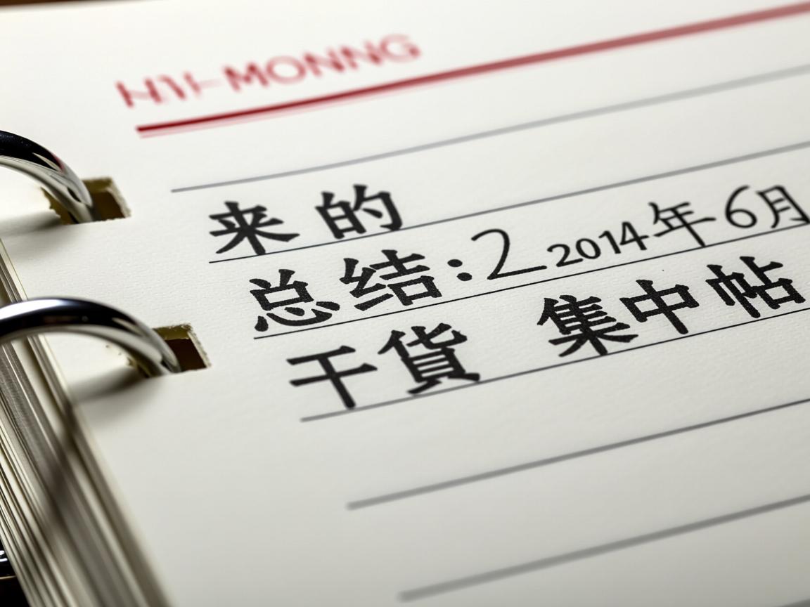 迟来的总结:2014年6月干货集中帖