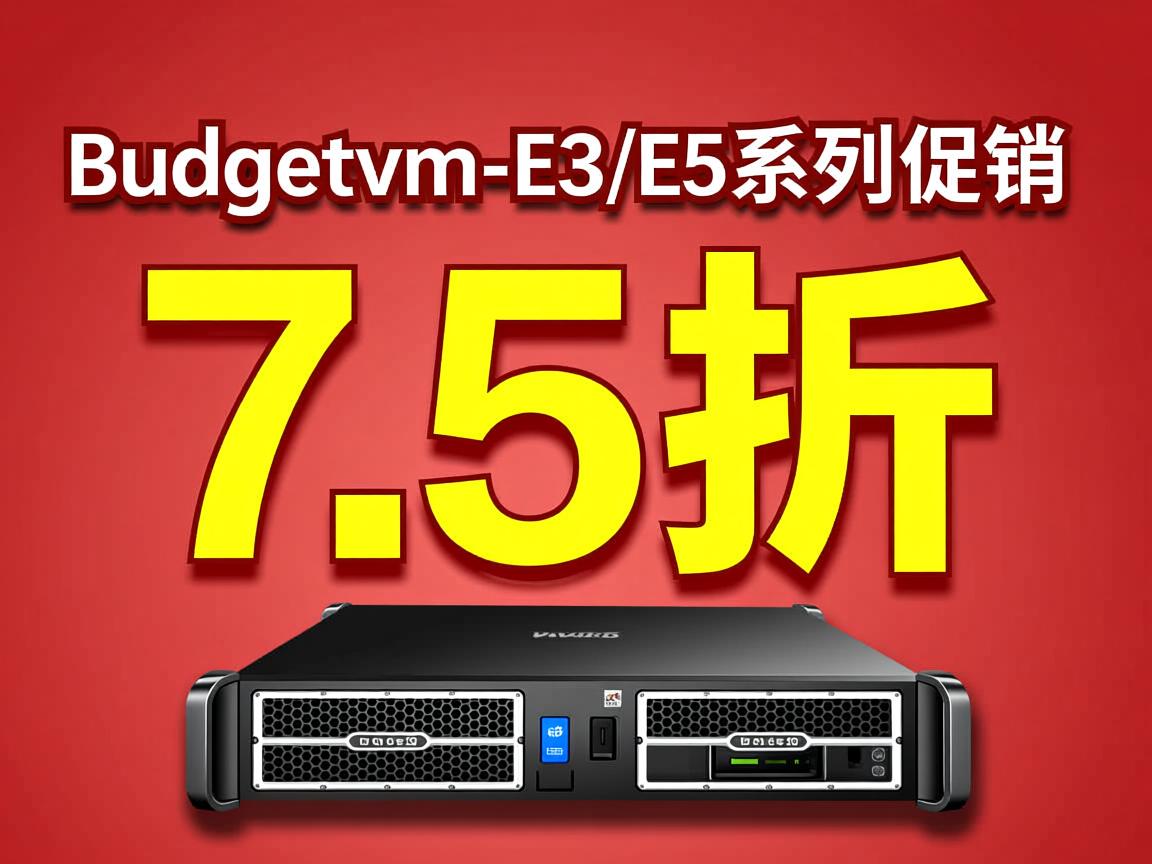 推荐:budgetvm-E3/E5系列服务器7.5折优惠促销  第3张