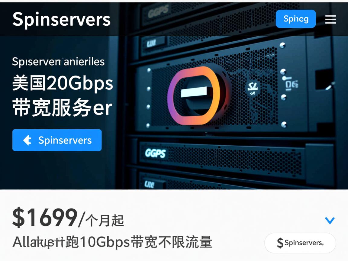 spinservers：美国20Gbps带宽服务器，$1699/月起，允许跑10Gbps带宽不限流量  第2张