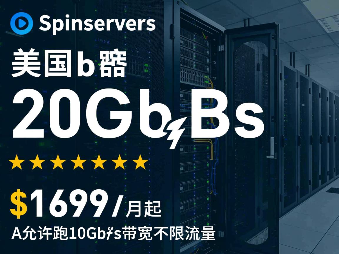 spinservers：美国20Gbps带宽服务器，$1699/月起，允许跑10Gbps带宽不限流量  第3张
