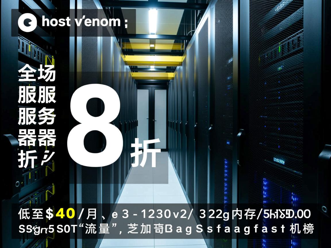 hostvenom：全场服务器8折，低至$40/月，e3-1230v2/32g内存/500gSSD/50T流量，芝加哥Steadfast机房  第3张