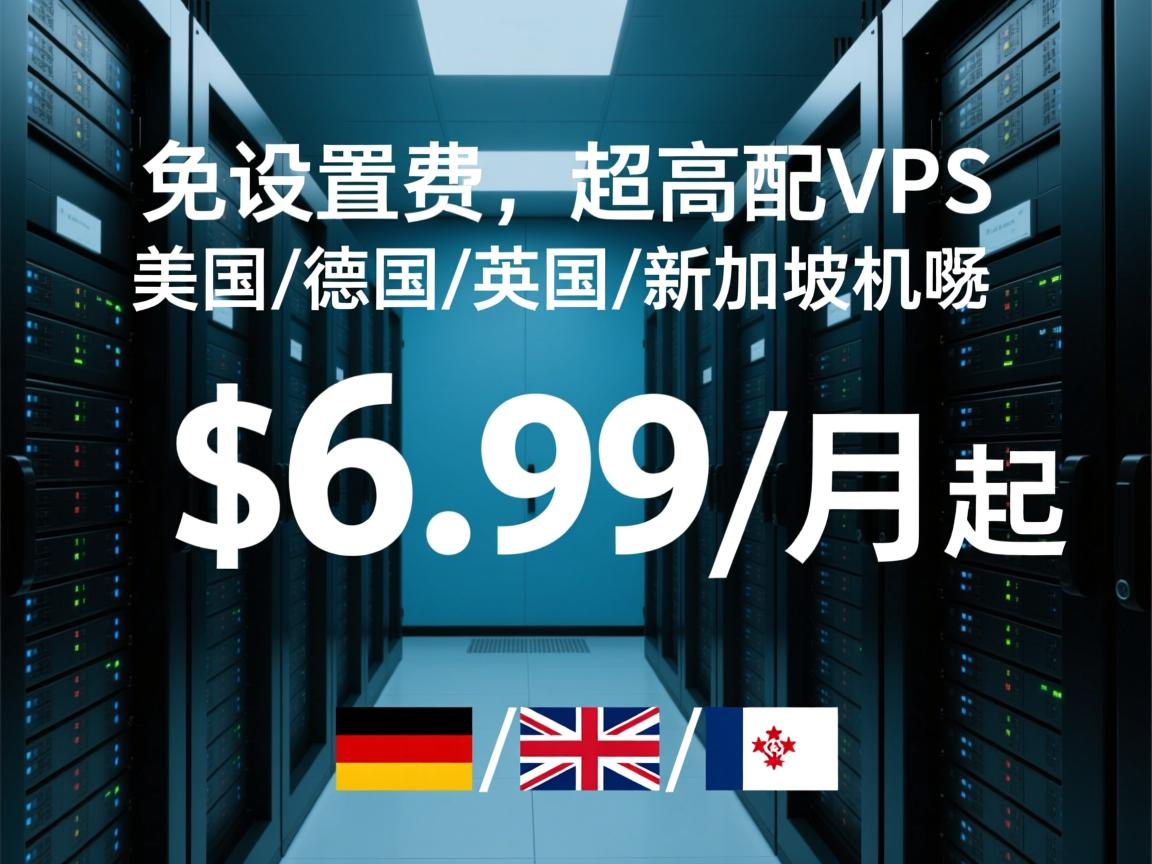 contabo：免设置费，超高配VPS，$6.99/月起，美国/德国/英国/新加坡机房