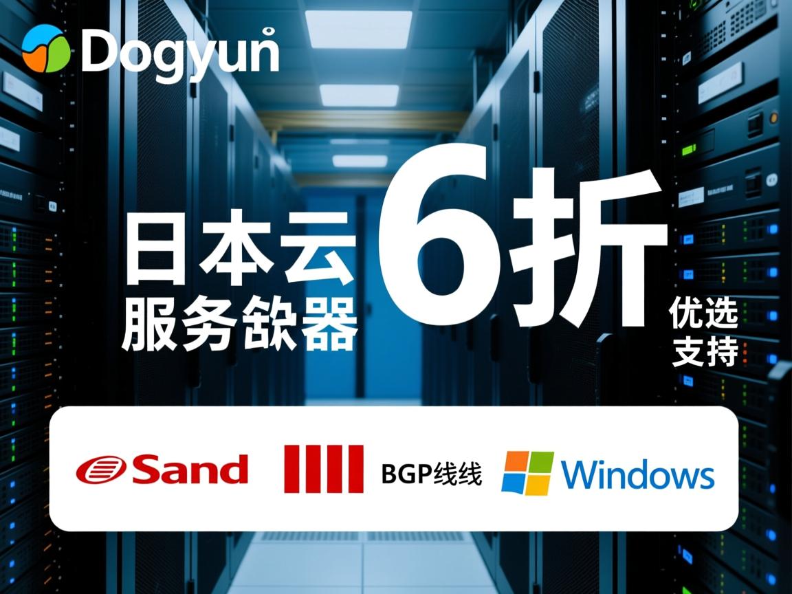 dogyun：日本云服务器6折优惠，可选日本软银、IIJ、BGP线路，支持Windows  第3张