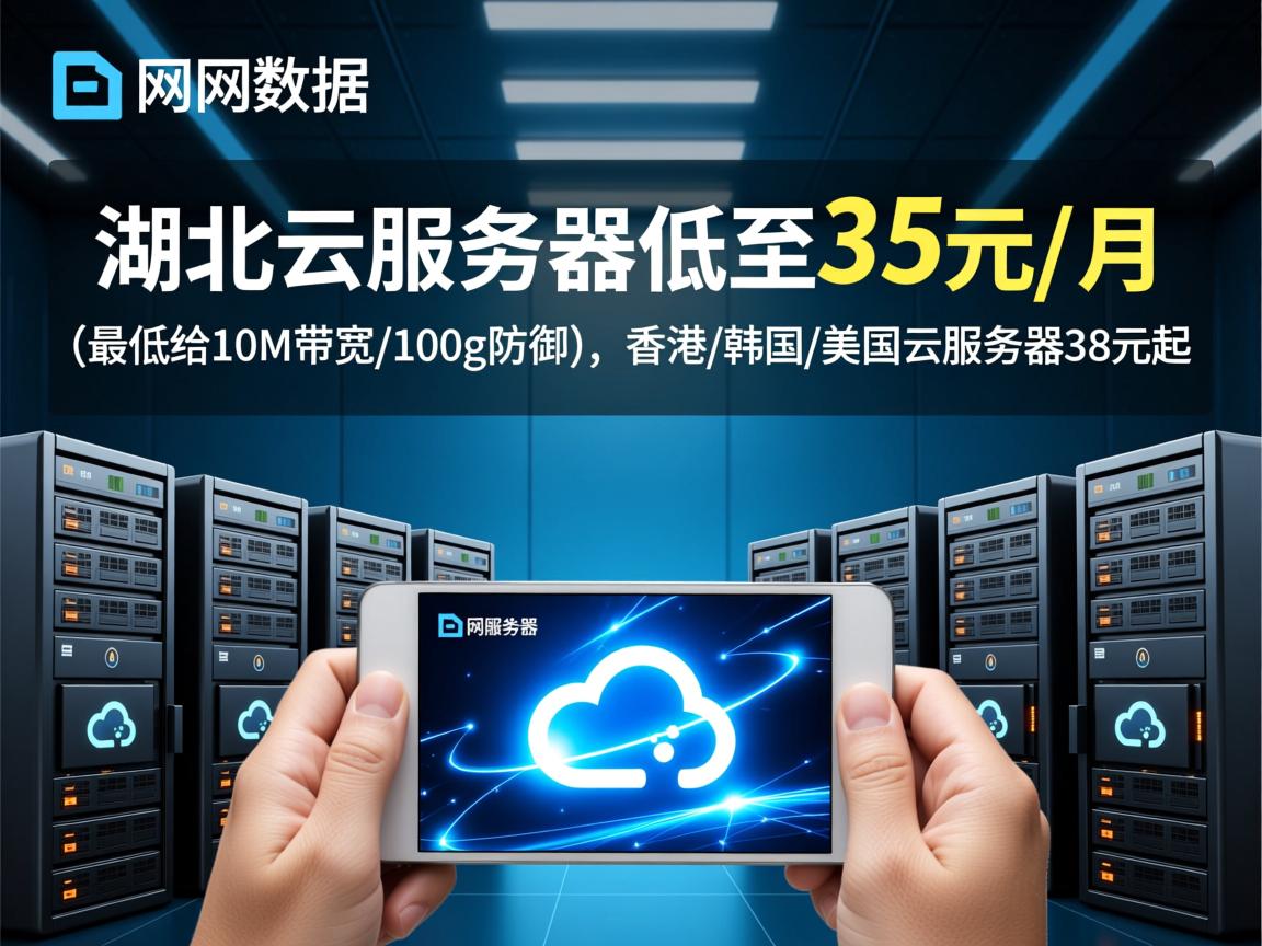 大网数据：湖北云服务器低至35元/月(最低给10M带宽/100g防御)，香港/韩国/美国云服务器38元起  第3张