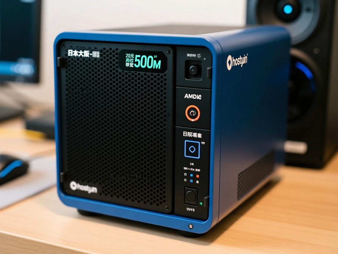 简单测评下20元/月档位给500M带宽的hostyun的日本大阪AMD-IIJ系列VPS  第2张