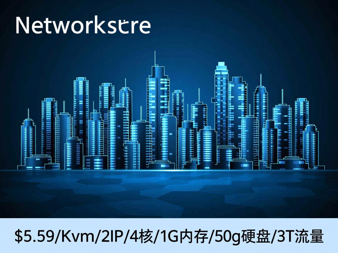 nodeserv-$5.59/Kvm/2IP/4核/1G内存/50g硬盘/3T流量