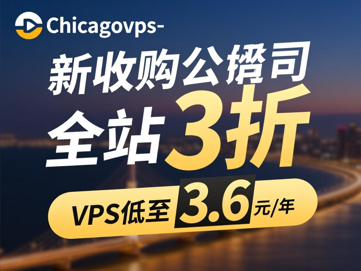 chicagovps-新收购公司/全站3折促销/VPS低至3.6美元/年  第3张