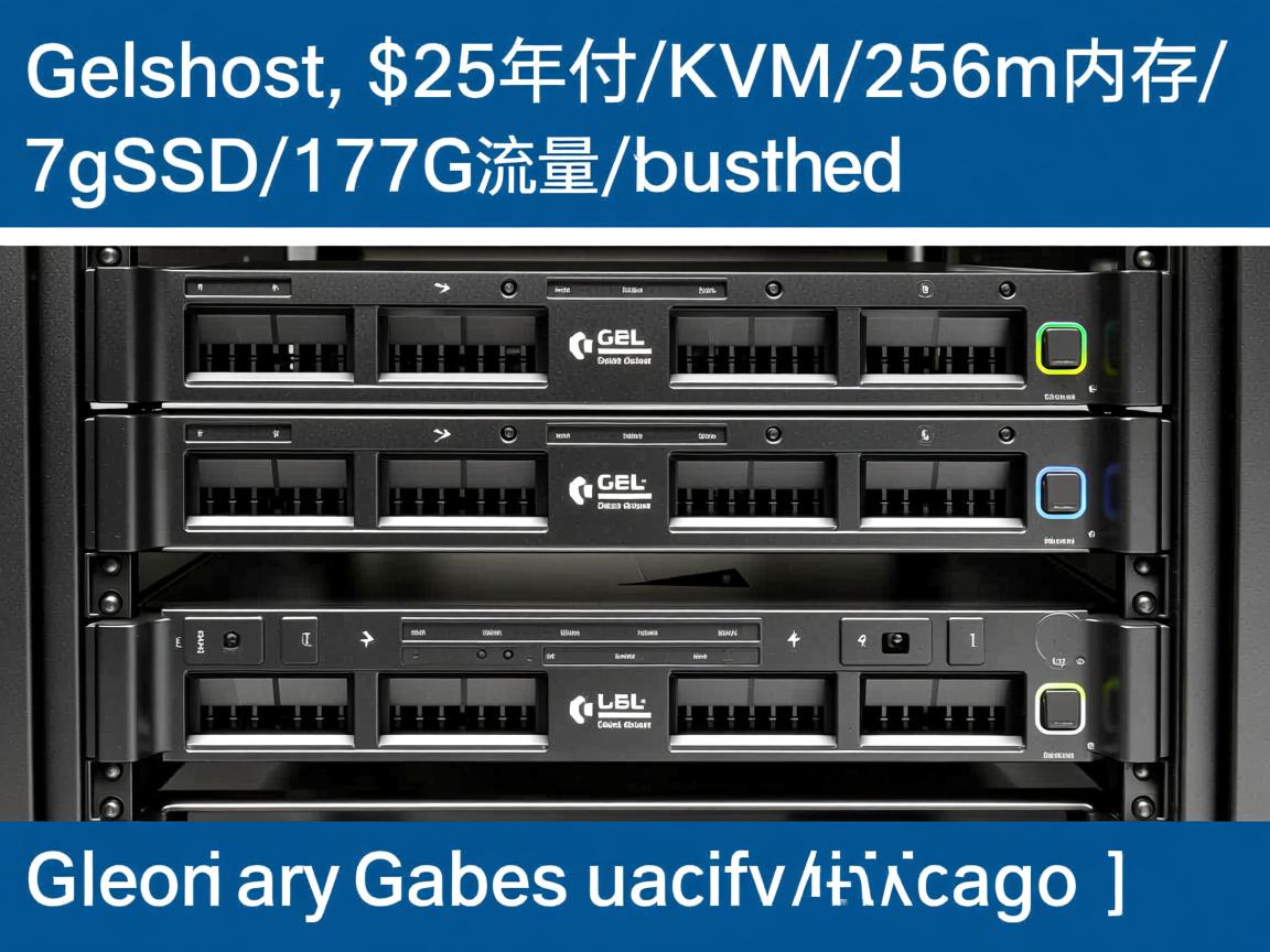 Gelhost-$25年付/KVM/256m内存/7gSSD/177G流量/芝加哥  第1张