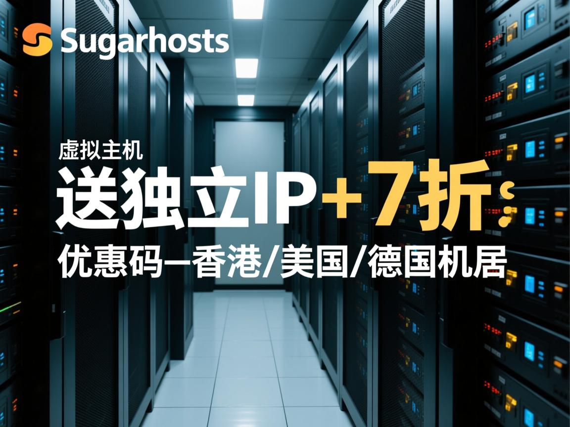 sugarhosts-虚拟主机:送独立IP+7折优惠码-香港/美国/德国机房