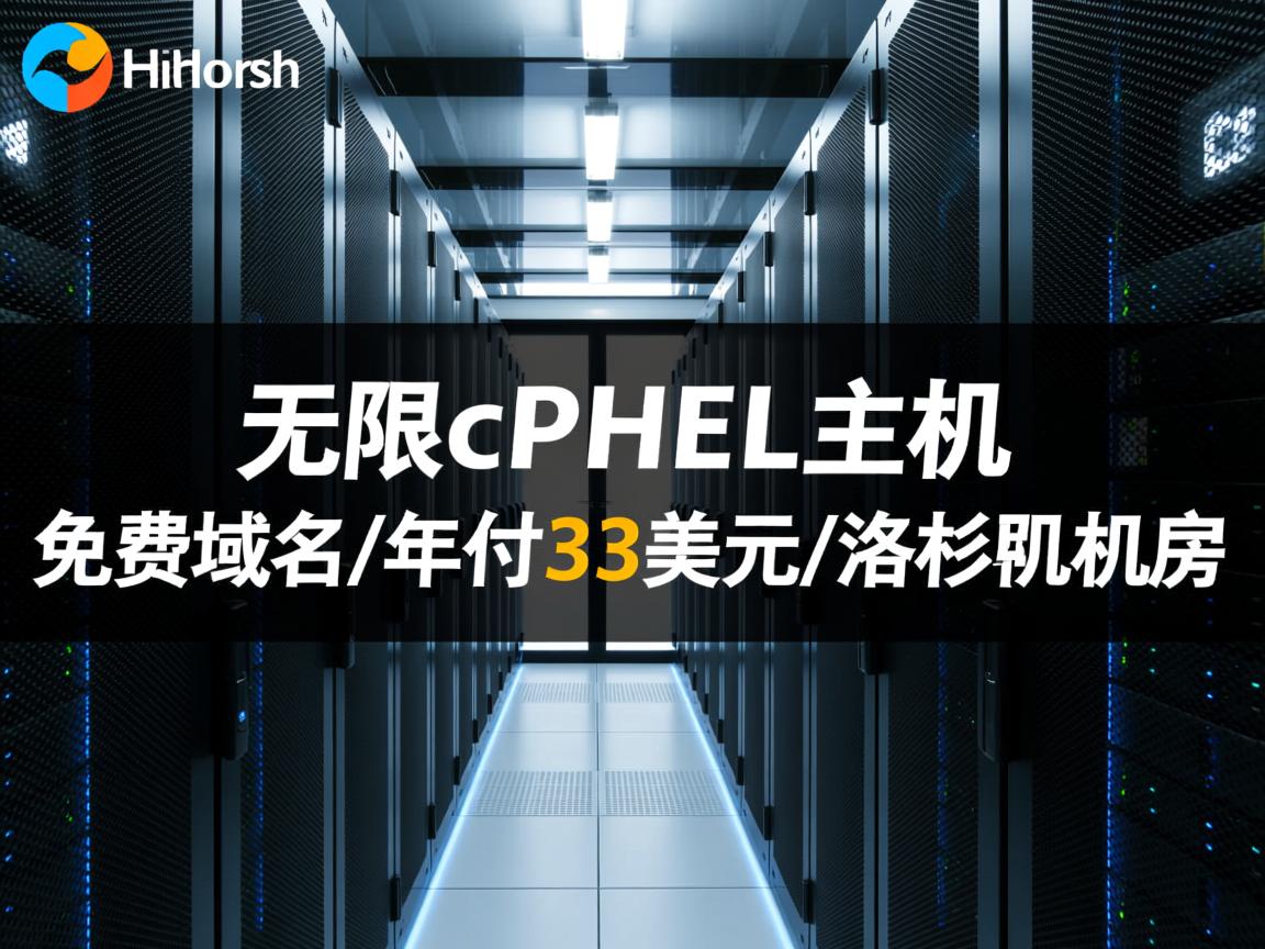 Justhost-无限cPanel主机/免费域名/年付33美元/洛杉矶机房