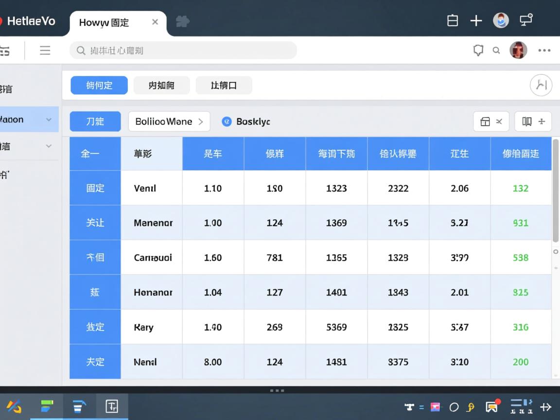 html表格左右如何固定  第2张