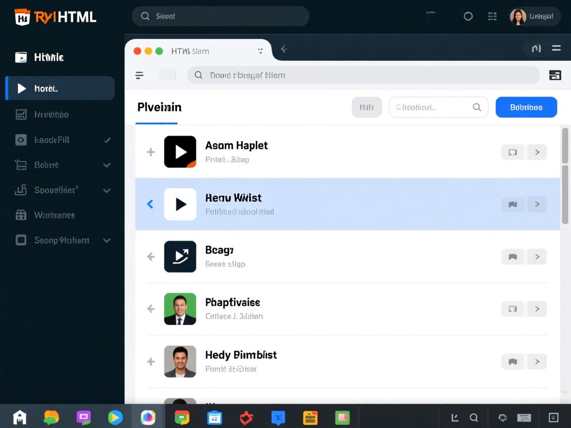html 如何做播放列表  第1张