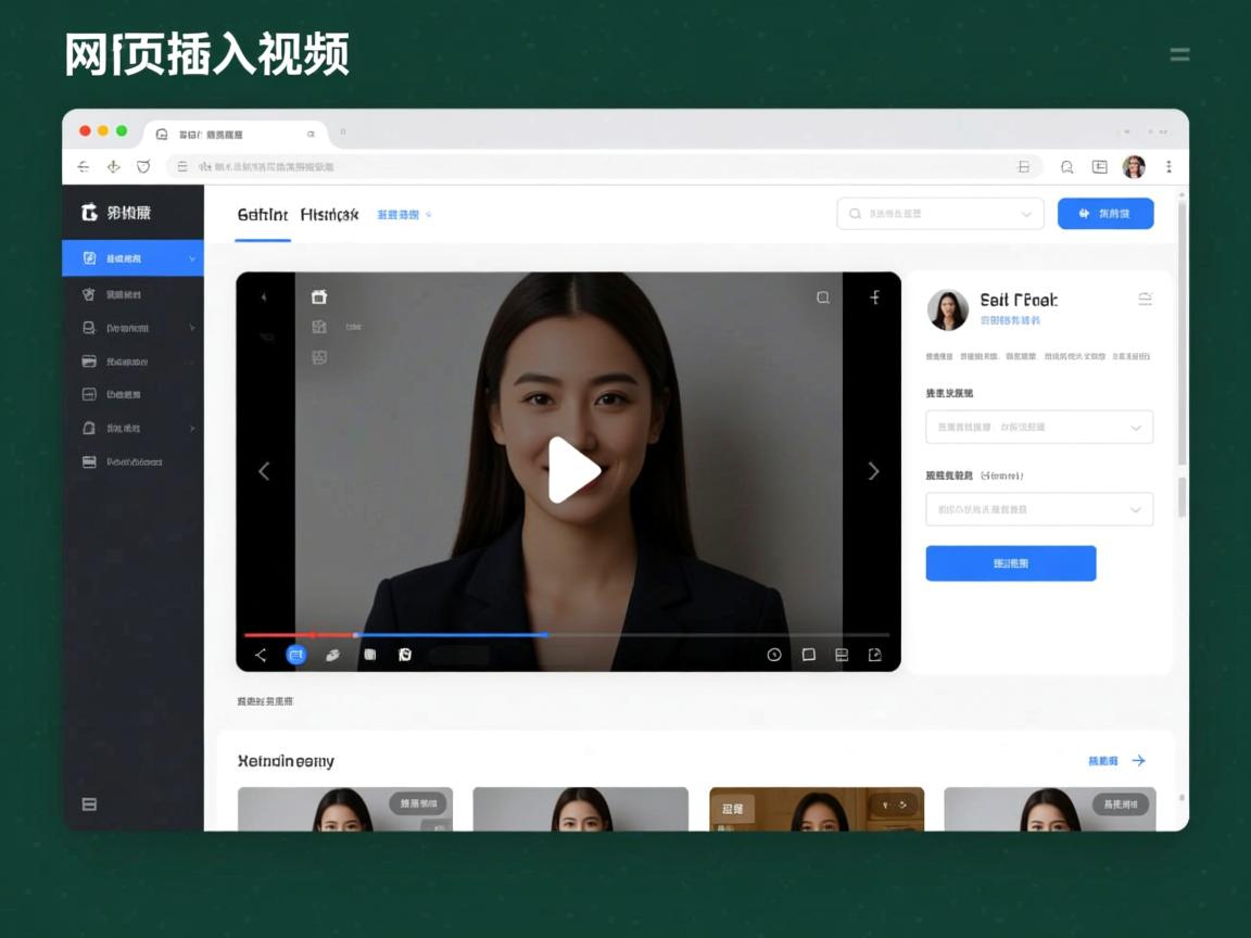 html如何网页插入视频