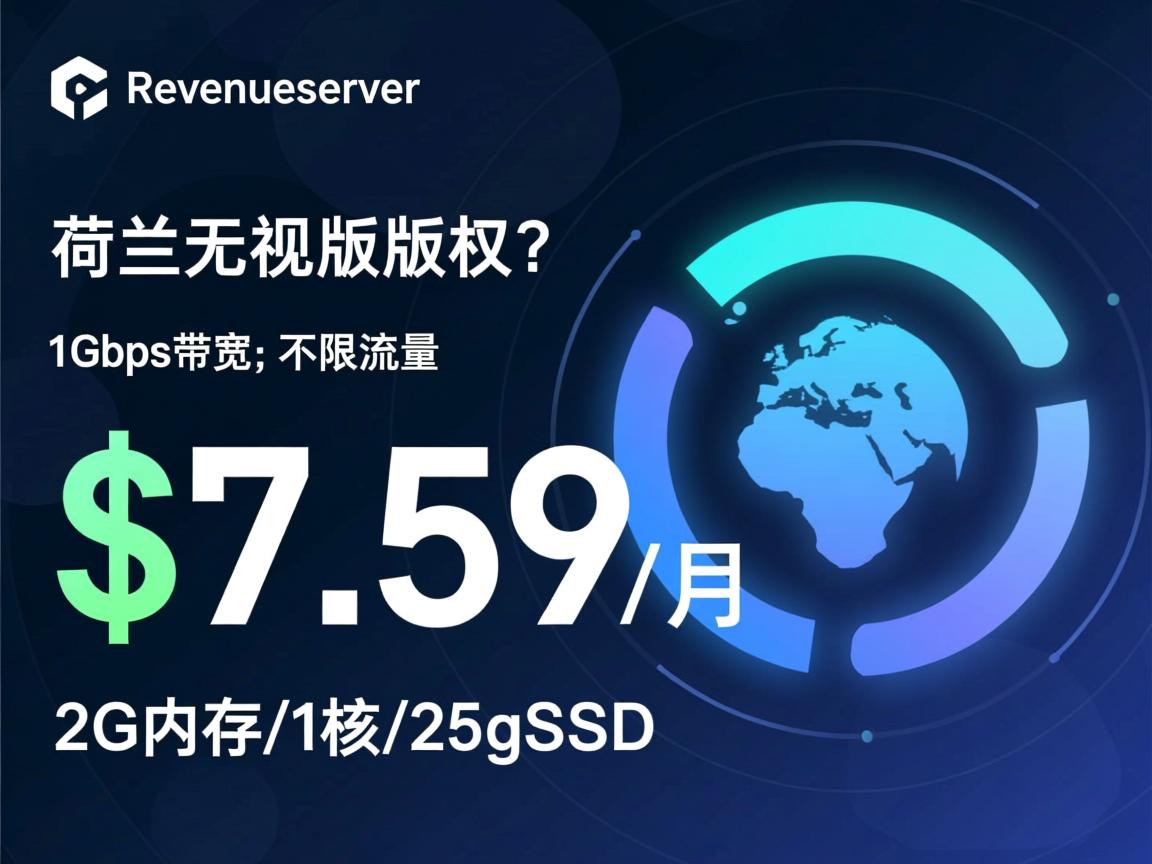 revenueserver:荷兰无视版权,1Gbps带宽,不限流量,$7.59/月,2G内存/1核/25gSSD 第3张 revenueserver:荷兰无视版权,1Gbps带宽,不限流量,$7.59/月,2G内存/1核/25gSSD 第3张