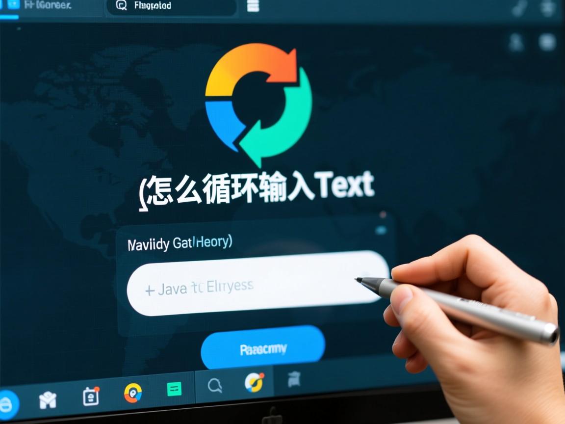 java怎么循环输入文本  第2张
