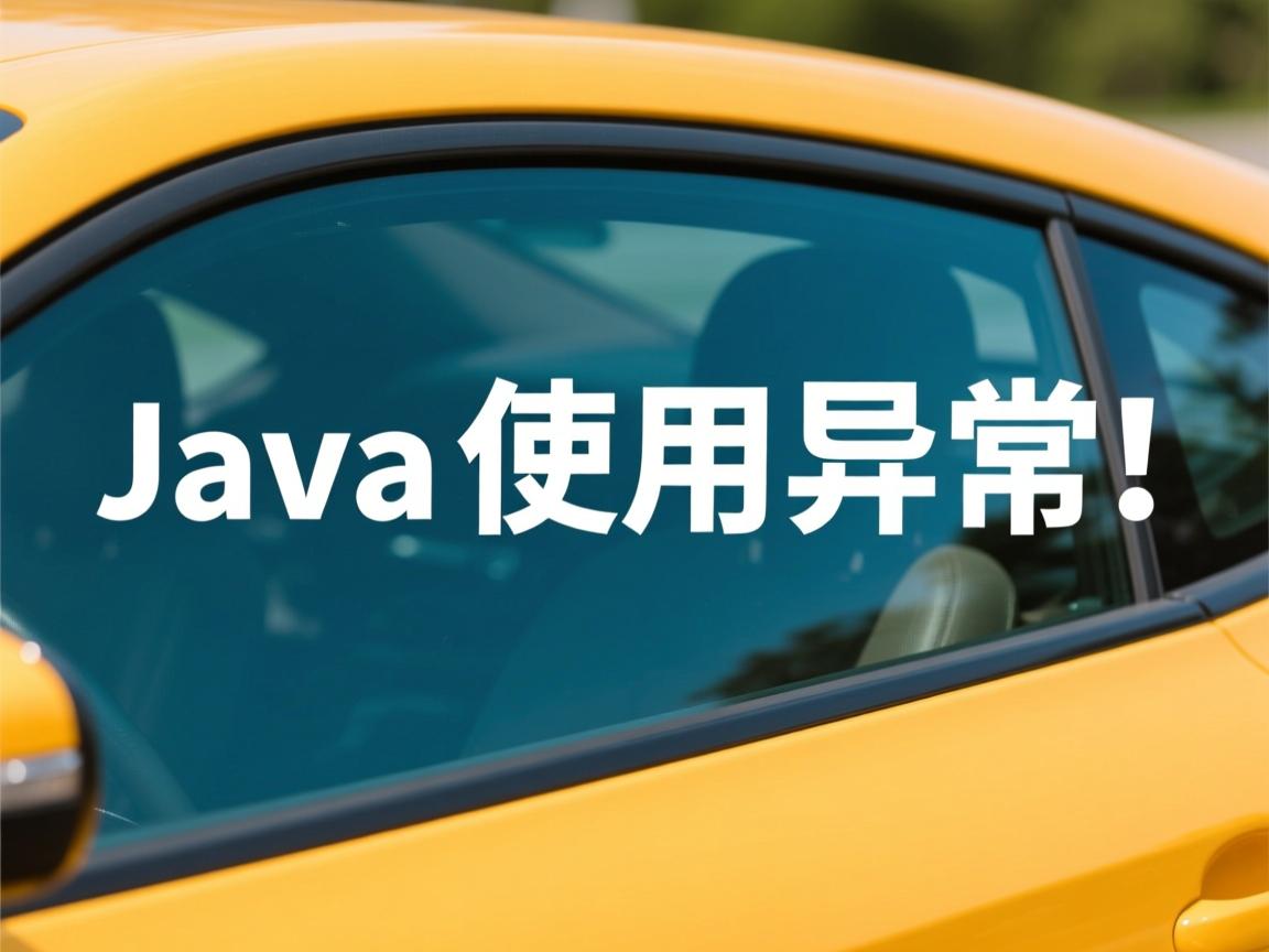 java怎么使用异常