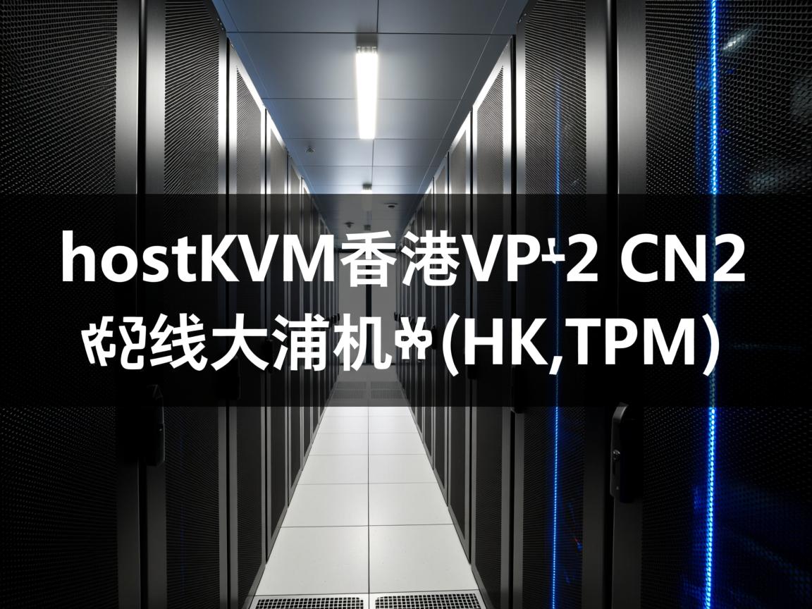 简单测评hostkvm香港VPS：CN2线路-大浦机房(HK,TPM)