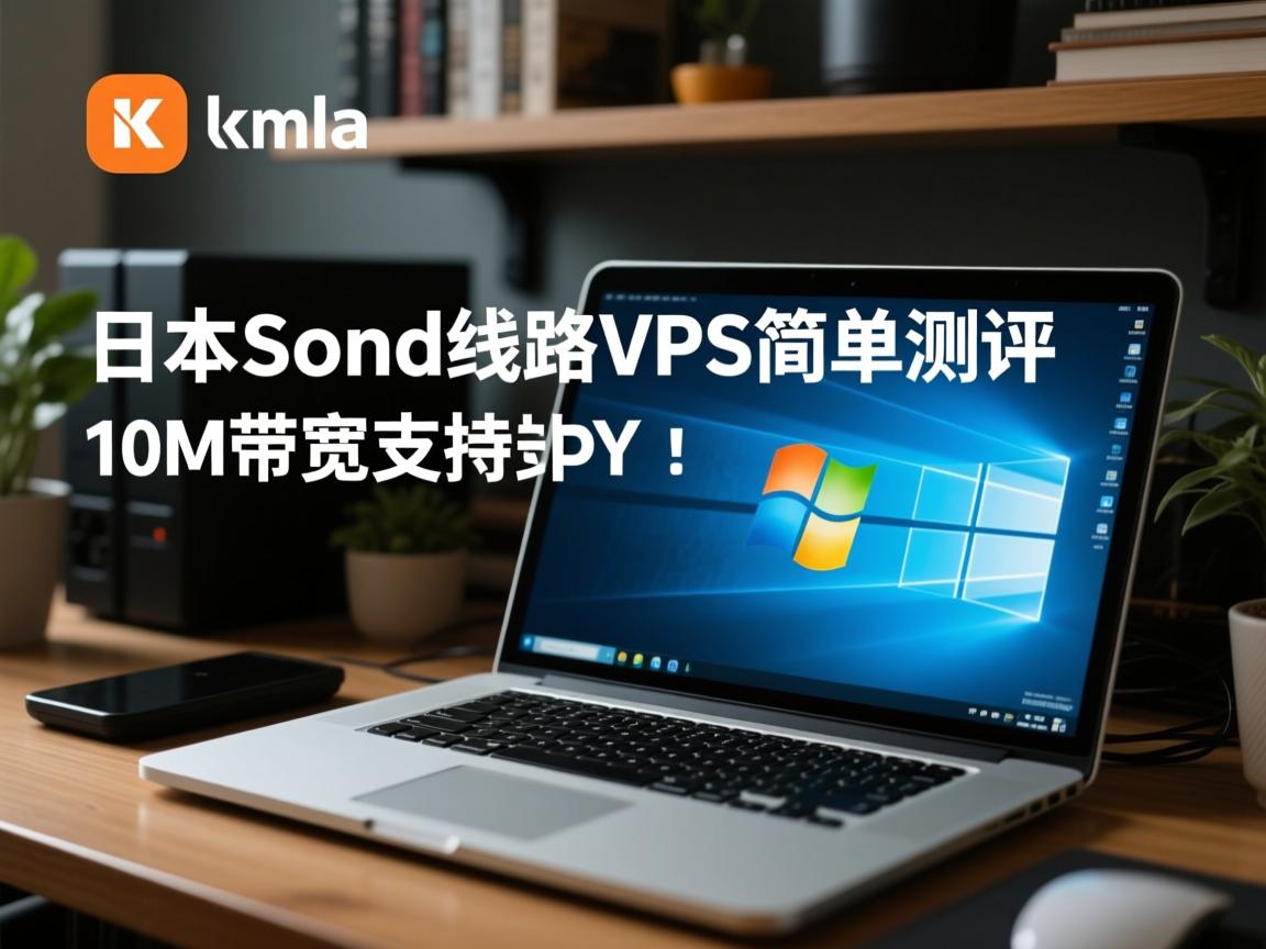 kvmla：日本软银线路VPS简单测评，10M带宽，支持Windows  第1张