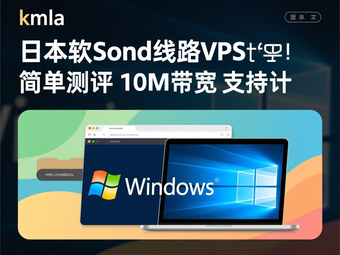 kvmla：日本软银线路VPS简单测评，10M带宽，支持Windows  第2张