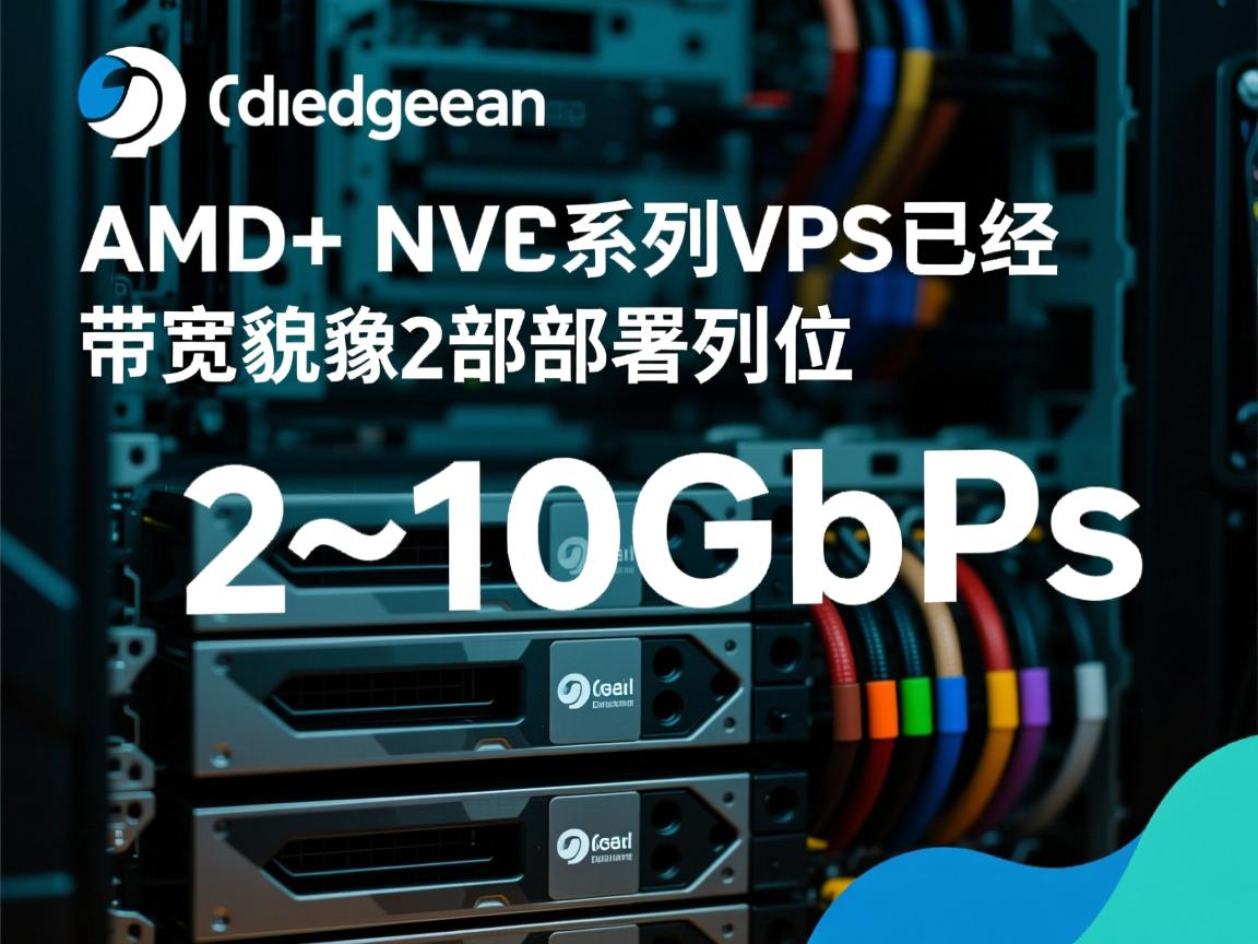 digitalocean宣布AMD+NVMe系列VPS已经全部部署到位，带宽貌似2~10Gbps