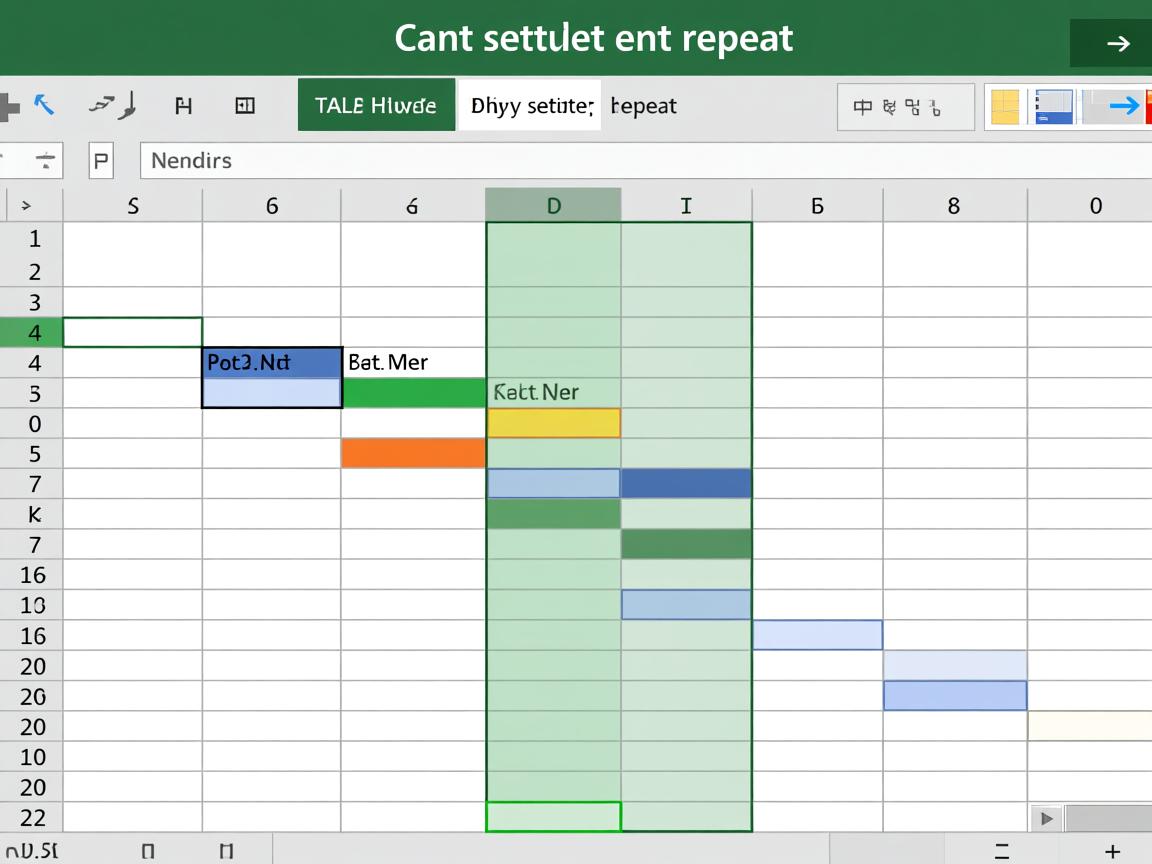 word表格为什么不能设置首行重复 第1张 word表格为什么不能设置首行重复 第1张