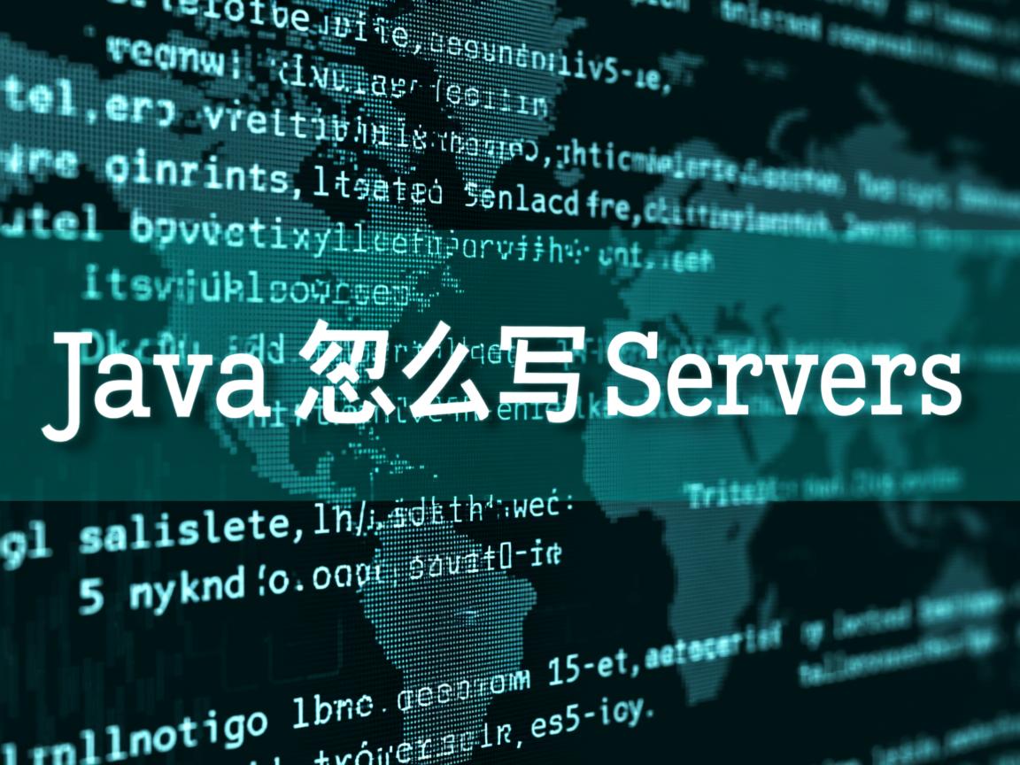 用java怎么写服务器 第2张 用java怎么写服务器 第2张