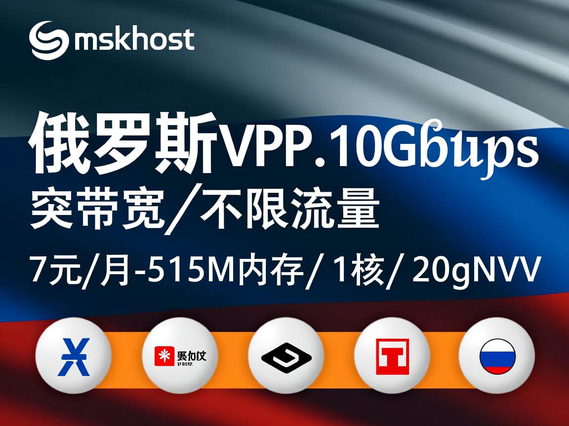 mskhost：俄罗斯VPS(10Gbps突发带宽/不限流量)，7元/月-512M内存/1核/20gNVMe  第3张