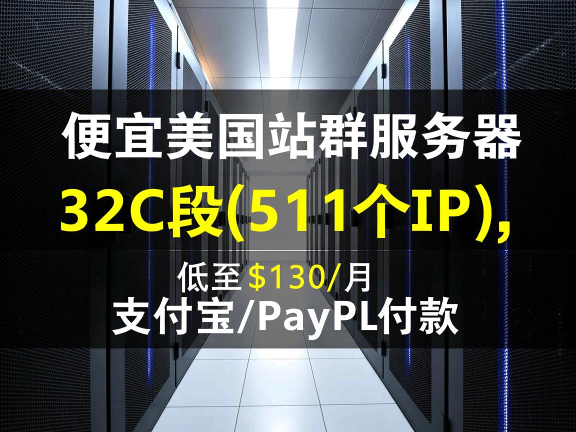 racknerd：便宜美国站群服务器，32C段(511个IP)，低至$130/月，支付宝/PayPal付款  第3张