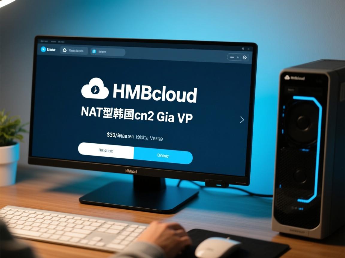 简单测评hmbcloud旗下$30/年的NAT型韩国cn2 gia vps