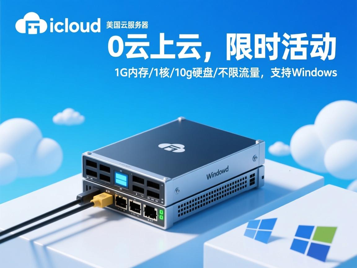 ftlcloud：0云上云，限时活动，美国云服务器，1G内存/1核/10g硬盘/不限流量，支持Windows