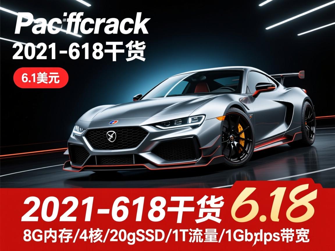 pacificrack：2021-618干货，6.18美元，8G内存/4核/20gSSD/1T流量/1Gbps带宽