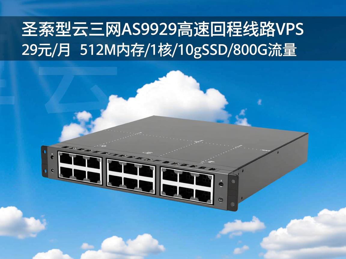 白色云:圣何塞三网AS9929高速回程线路VPS,29元/月,512M内存/1核/10gSSD/800G流量 第3张 白色云:圣何塞三网AS9929高速回程线路VPS,29元/月,512M内存/1核/10gSSD/800G流量 第3张