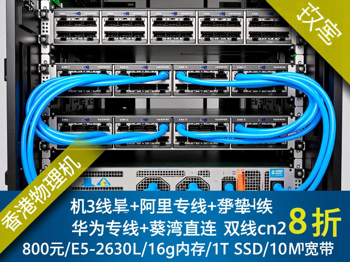 Zji香港物理机：一机3线，阿里专线+华为专线+葵湾直连，双线cn2，8折，800元/E5-2630L/16g内存/1T SSD/10M带宽  第3张