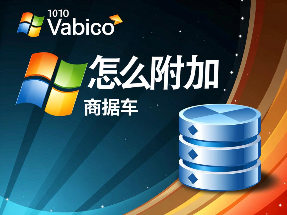 vs2010怎么附加数据库
