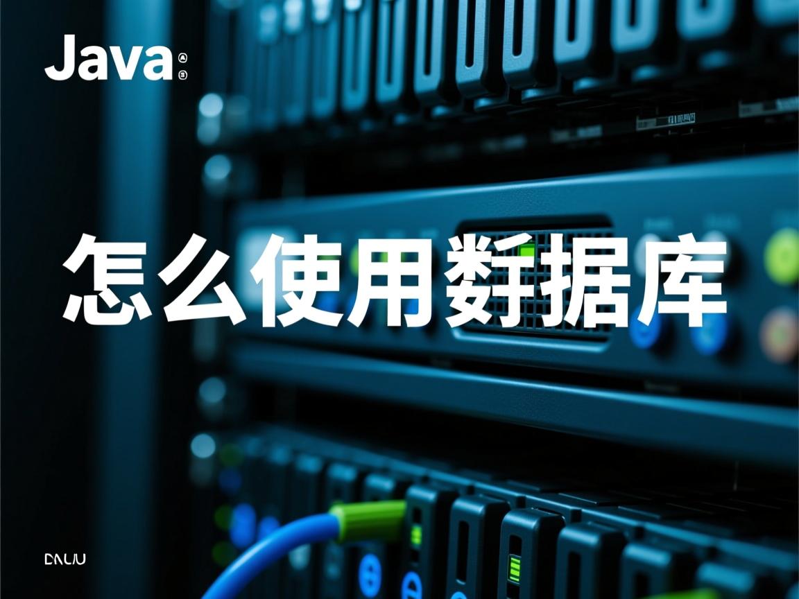 java中怎么使用数据库 第2张 java中怎么使用数据库 第2张