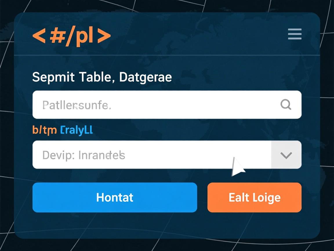 html如何提交表格数据  第1张
