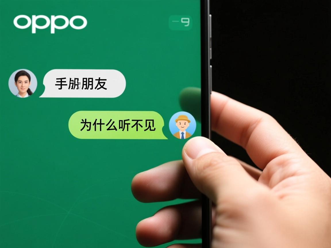 oppo手机朋友发消息为什么听不见