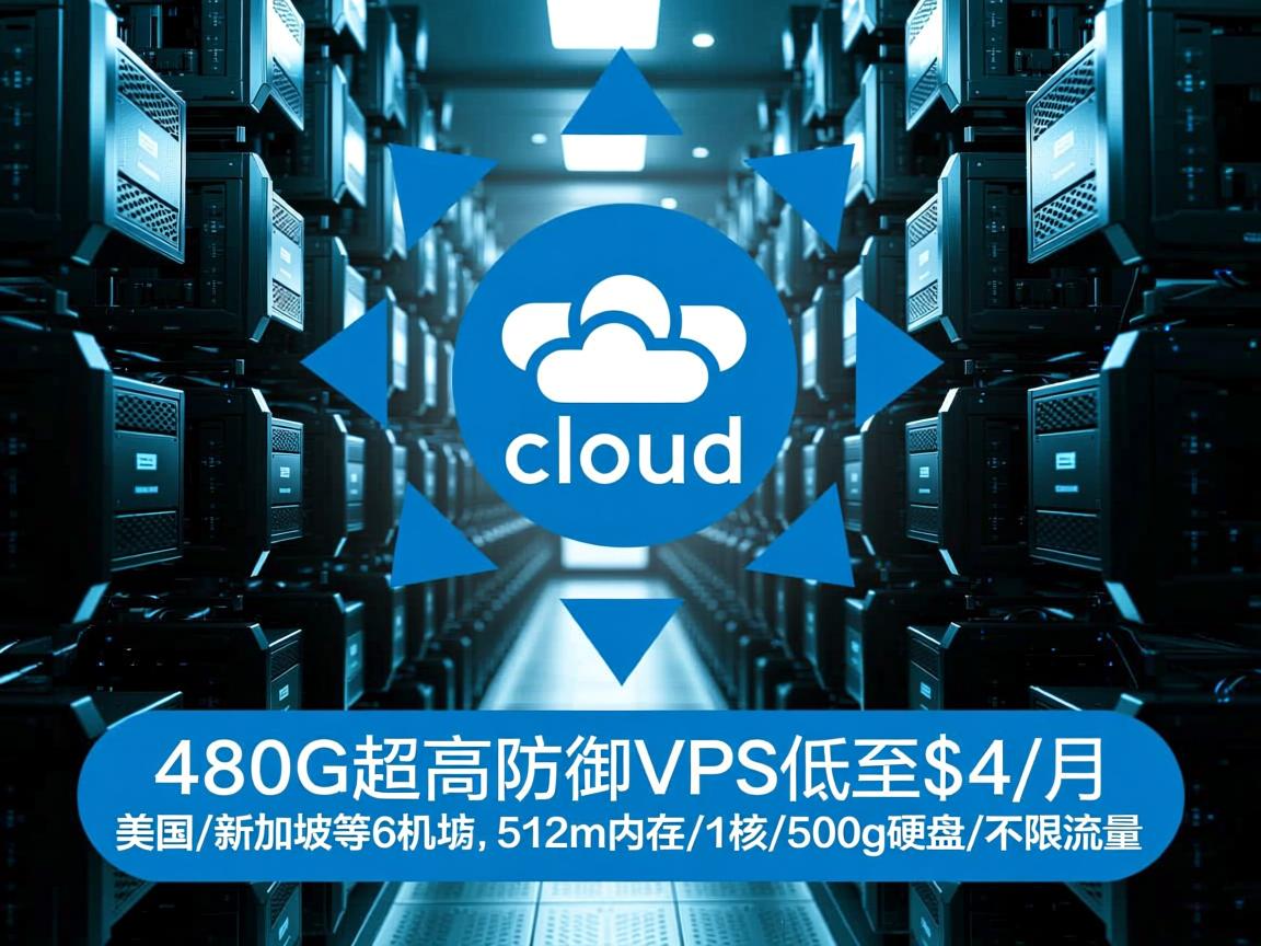 atcloud:480G超高防御VPS低至$4/月,美国/新加坡等6机房,512m内存/1核/500g硬盘/不限流量 第1张 atcloud:480G超高防御VPS低至$4/月,美国/新加坡等6机房,512m内存/1核/500g硬盘/不限流量 第1张