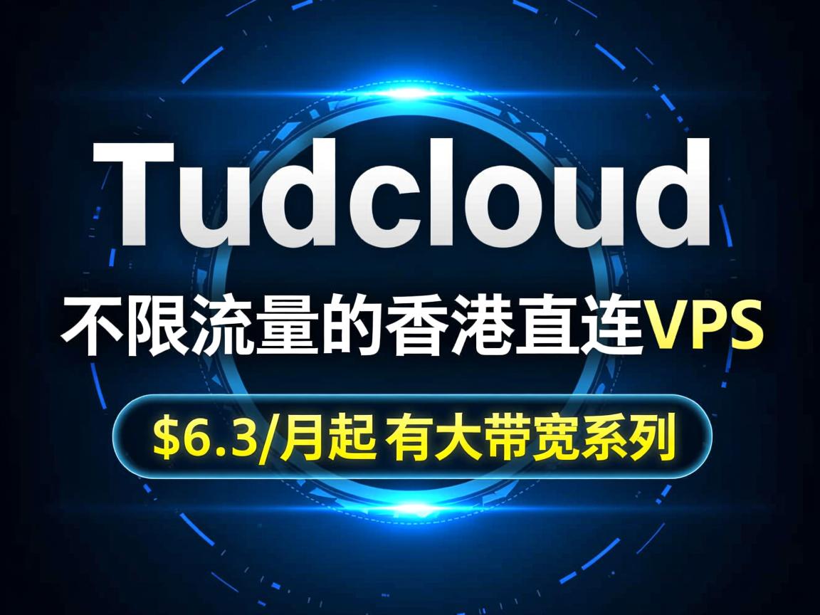 tudcloud：不限流量的香港直连vps，$6.3/月起，有大带宽系列  第2张