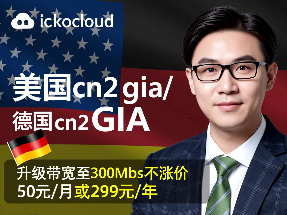 akkocloud：美国cn2 gia/德国cn2 gia，升级带宽至300Mbps不涨价，50元/月或299元/年  第3张