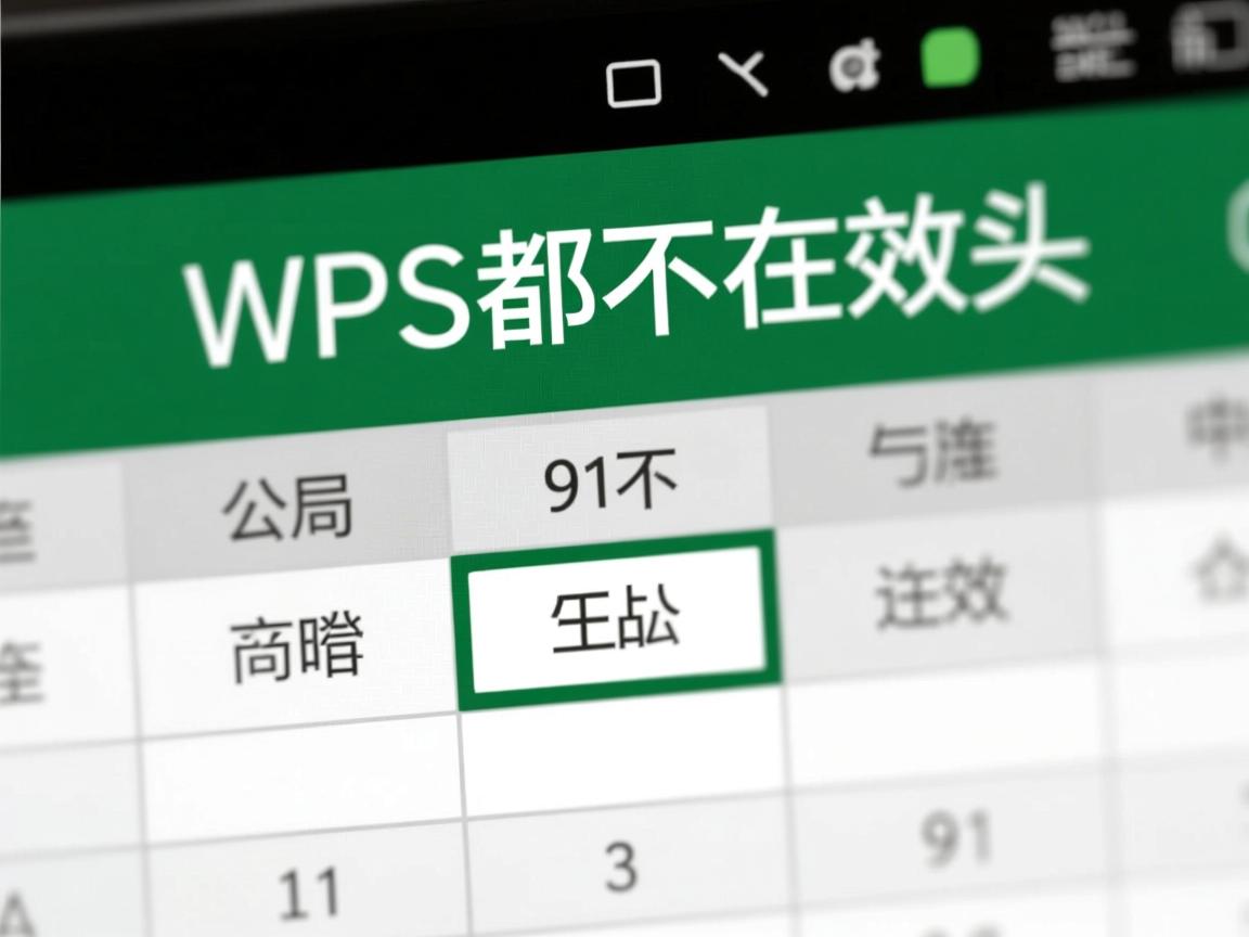 wps表格打开为什么都不在表头  第2张