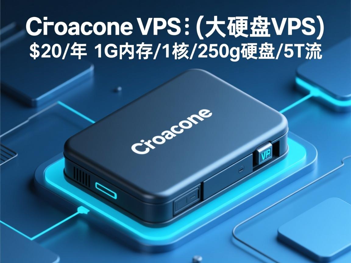 cloudcone：存储VPS（大硬盘VPS）,$20/年，1G内存/1核/250g硬盘/5T流  第3张