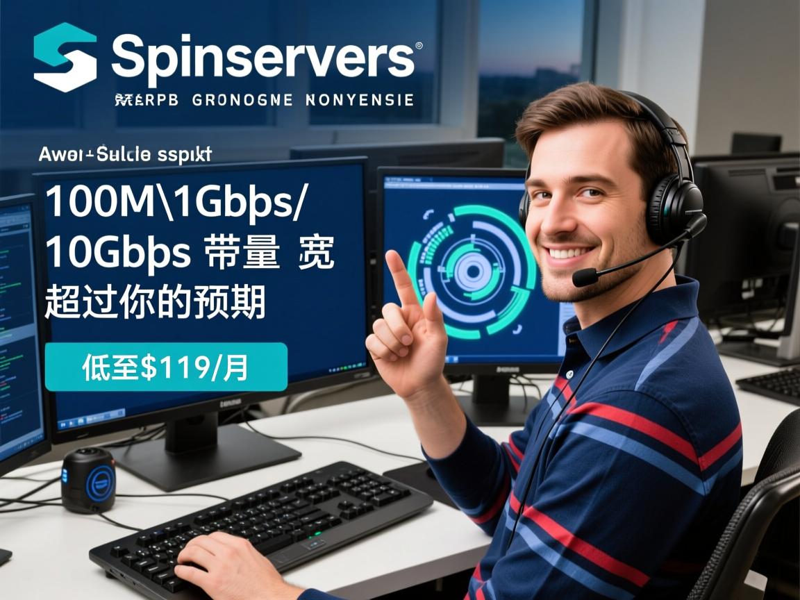 spinservers：美国圣何塞独服，100M\1Gbps\10Gbps带宽，不限流量，低至$119/月，配置超高，超过你的预期