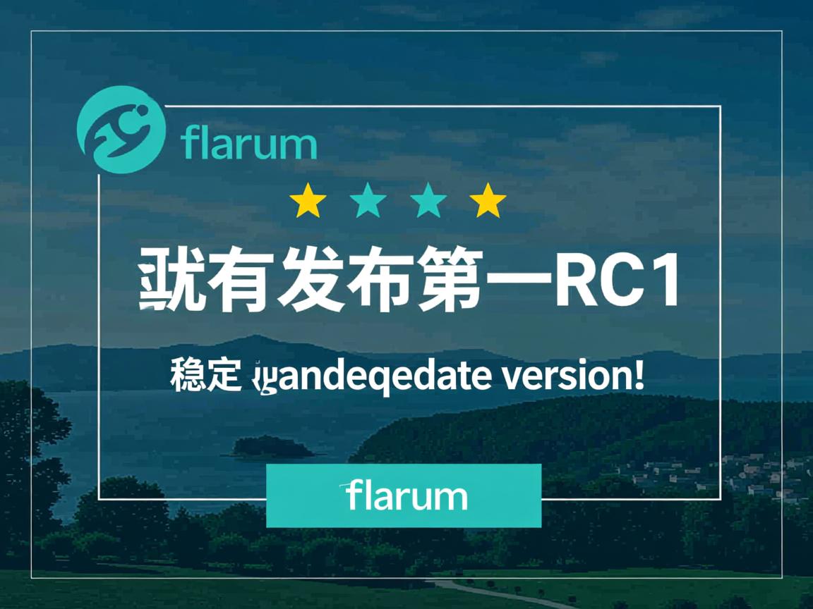 坚持真的会有胜利,flarum发布第一RC1稳定候选版本! 第2张 坚持真的会有胜利,flarum发布第一RC1稳定候选版本! 第2张