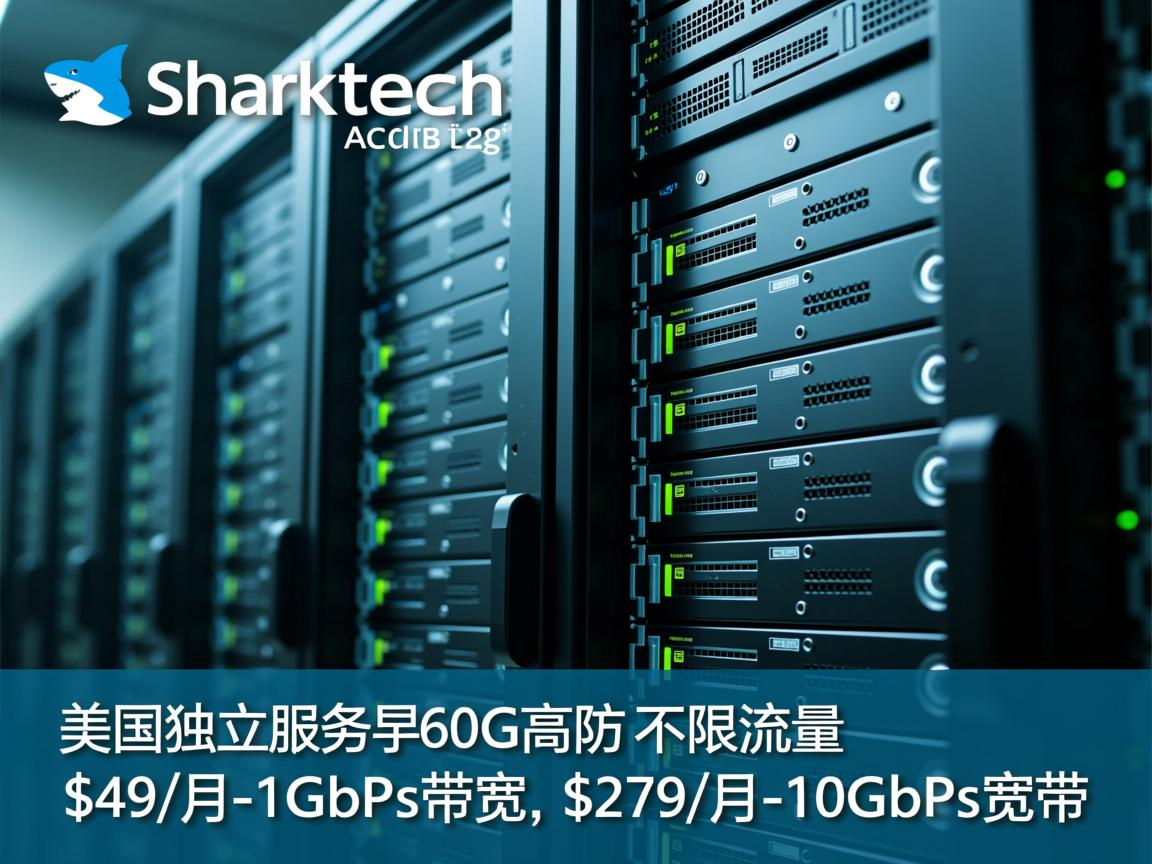 sharktech：美国独立服务器，60G高防，不限流量，$49/月-1Gbps带宽，$279/月-10Gbps带宽  第3张