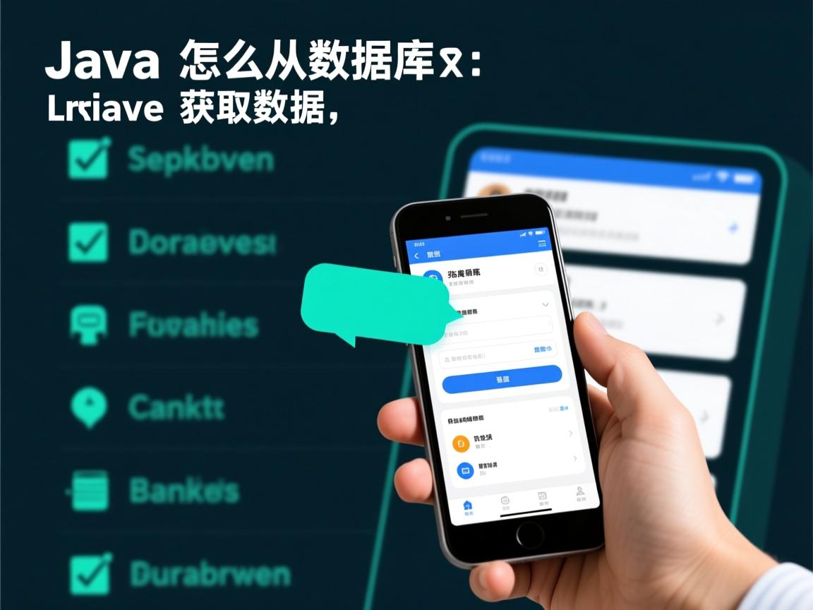 java怎么从数据库获取数据  第1张