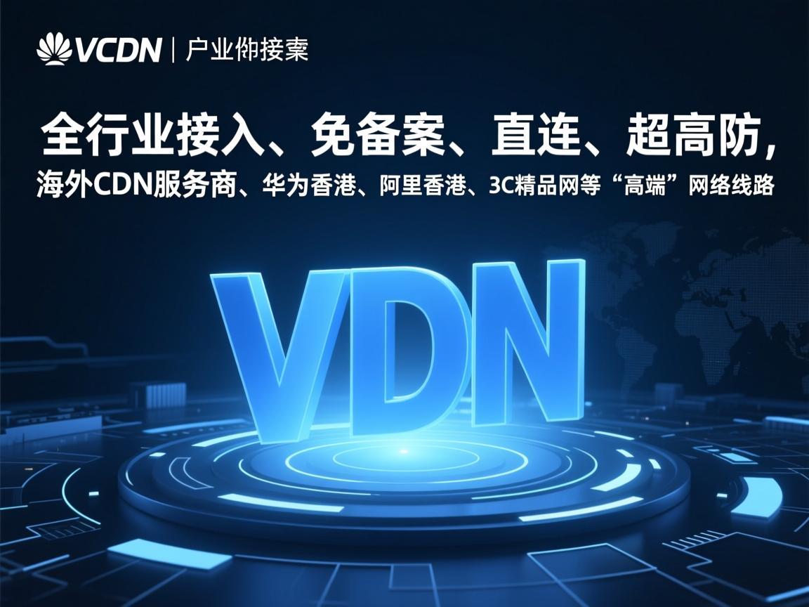 vaiCDN：全行业接入、免备案、直连、超高防，海外CDN服务商，华为香港、阿里香港、3C精品网等“高端”网络线路