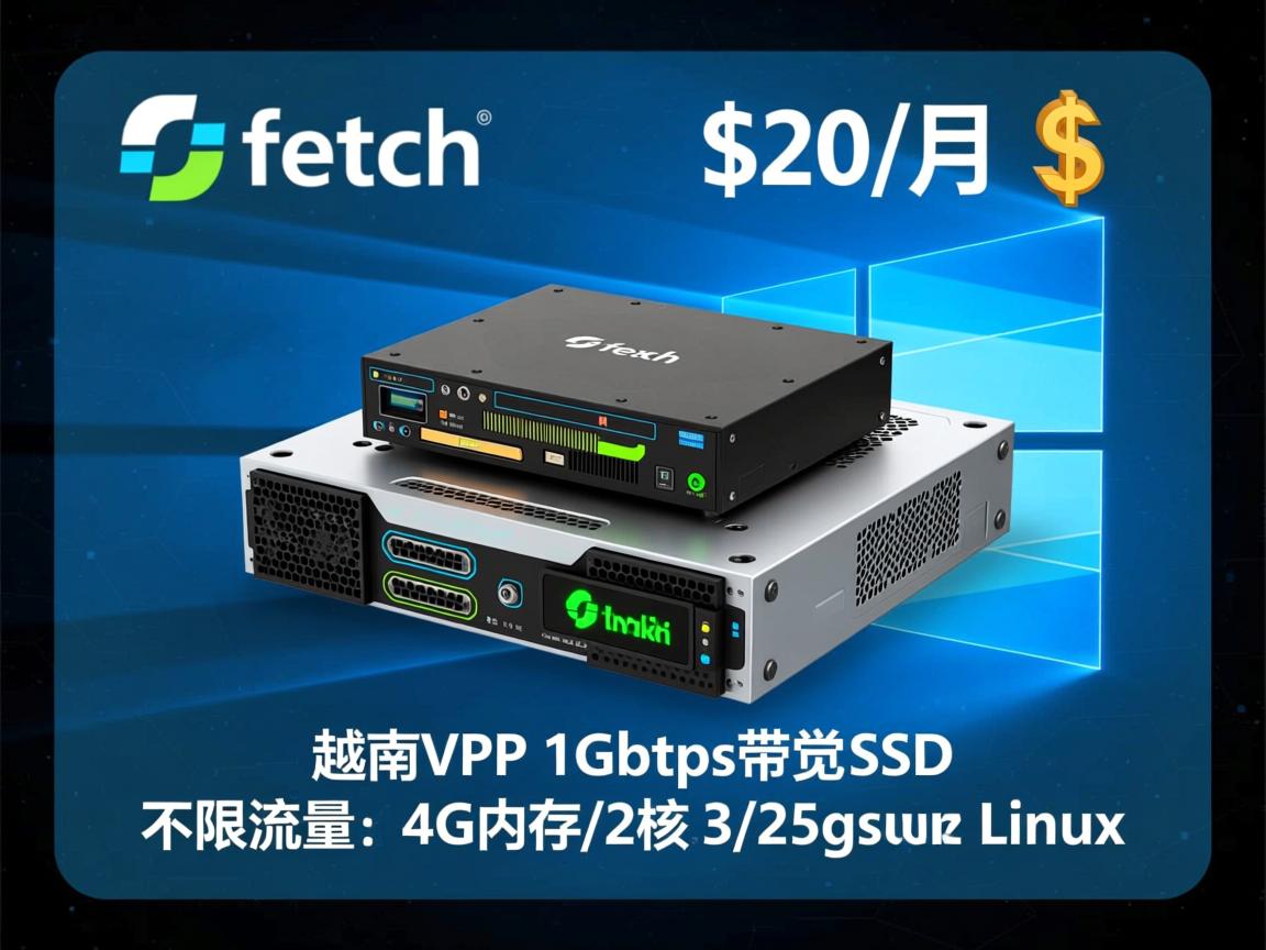 ftech:$20/月,越南VPS,1Gbps带宽,不限流量,4G内存/2核/25gSSD,Windows/Linux 第3张 ftech:$20/月,越南VPS,1Gbps带宽,不限流量,4G内存/2核/25gSSD,Windows/Linux 第3张